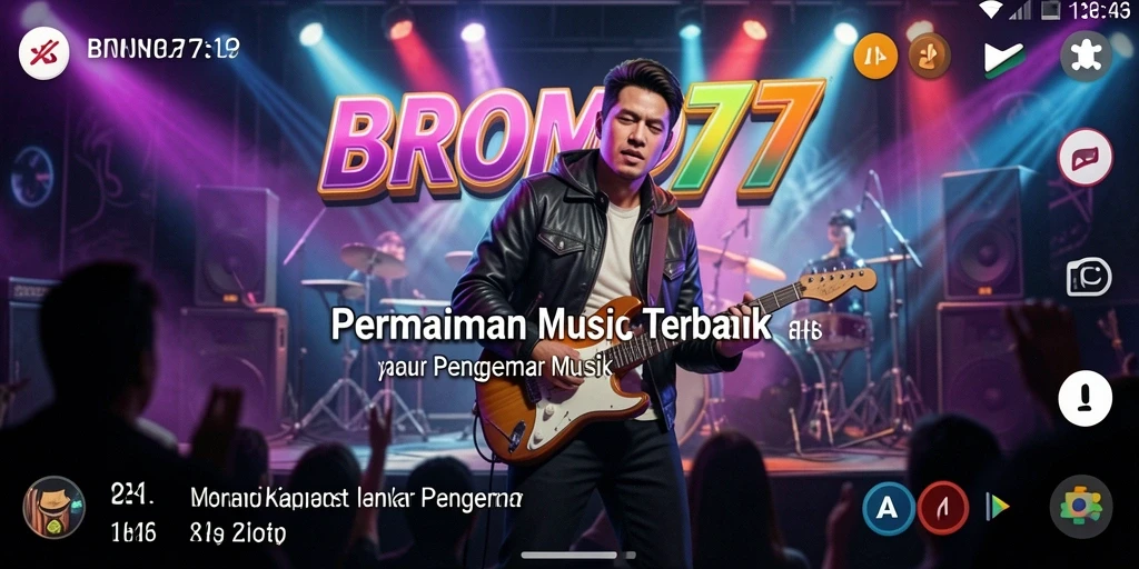 Gambaran permainan musik yang seru dan menantang di BROMO77.