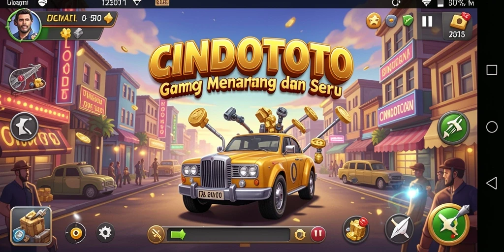 Gameplay CINDOTOTO yang menuntut strategi bisnis terbaik.