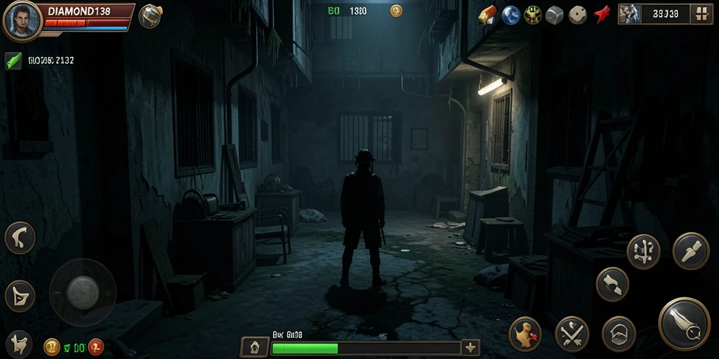 Gameplay DIAMOND138 yang menegangkan dan atmosfer Horror mencekam.