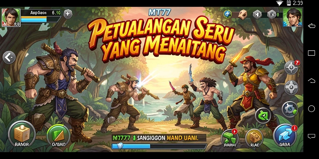 Tampilan gameplay <strong>MT777</strong> yang menggugah semangat petualangan.