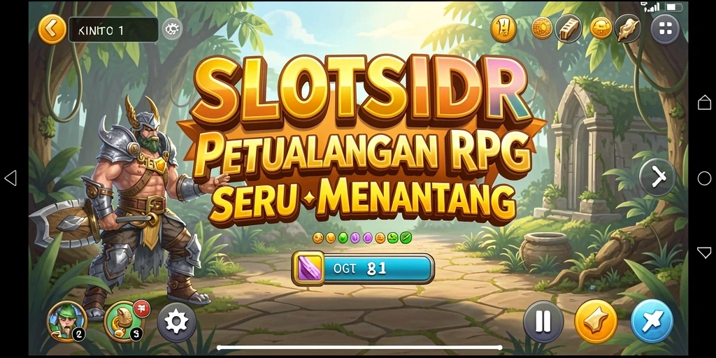 Tampilan gameplay SLOTSIDR yang penuh warna dan menakjubkan.