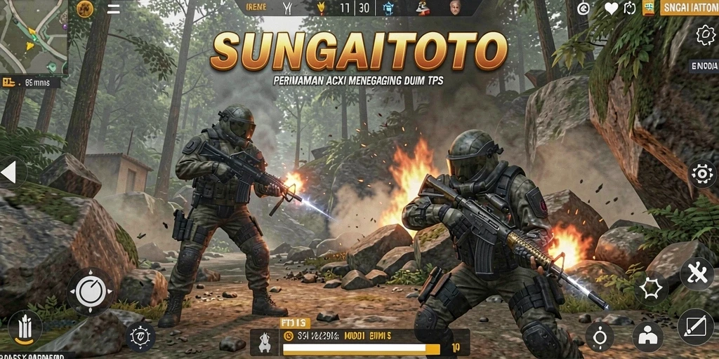 Screenshot menampilkan aksi seru dalam game SUNGAITOTO.