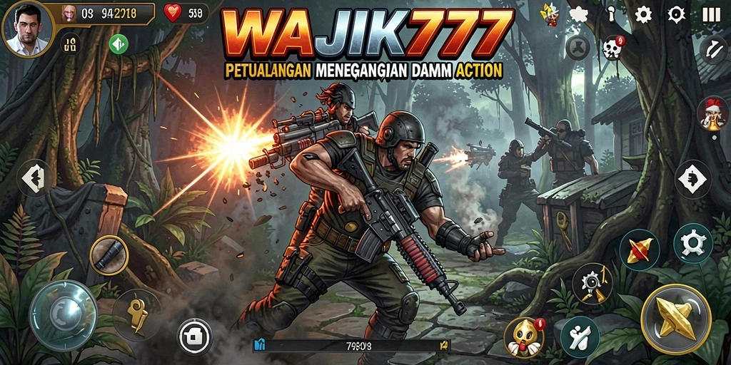 Screenshot gameplay WAJIK777 yang menunjukkan aksi mendebarkan.