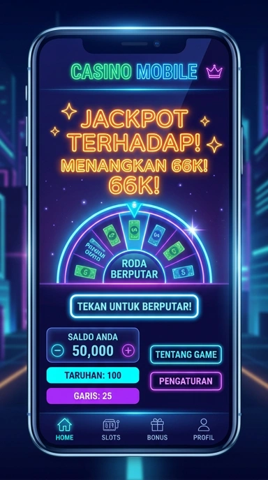 Fitur pencarian yang intuitif di dalam aplikasi 66k.